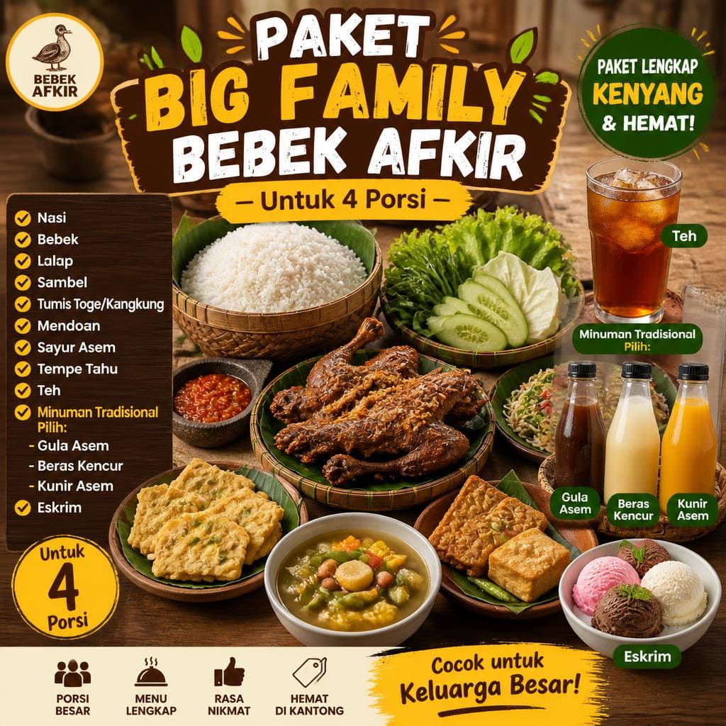 Paket Big Family Bebek Afkir